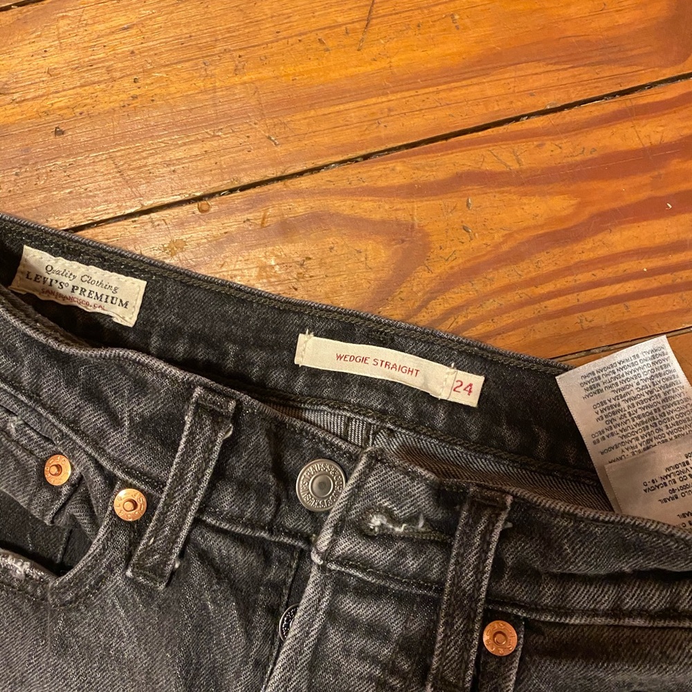 Levi’s Black Wedgie Jeans